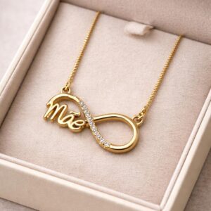Colar mãe com zircônia