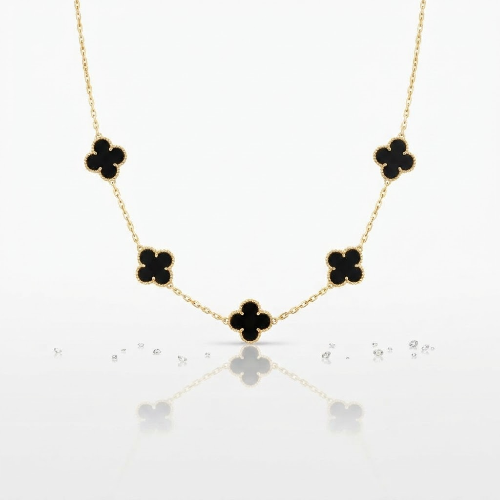 Colar Trevo Clover Black