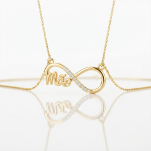 Colar mãe com zircônia